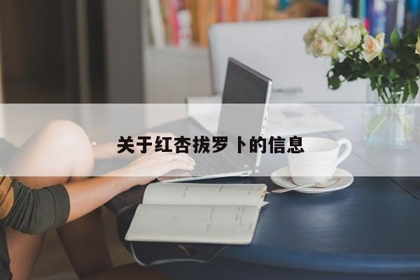 关于红杏拔罗卜的信息